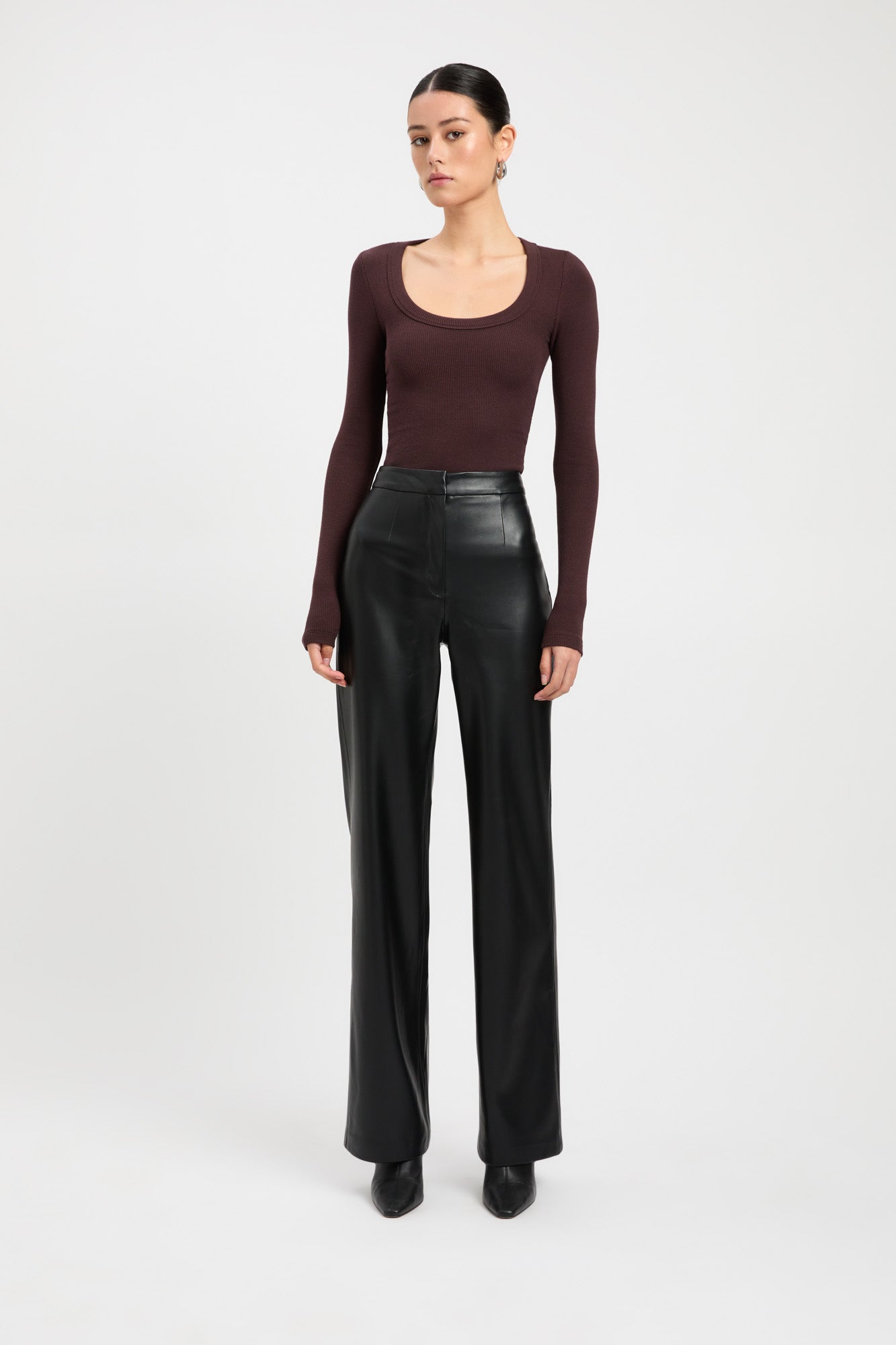 Leather deals pants kookai