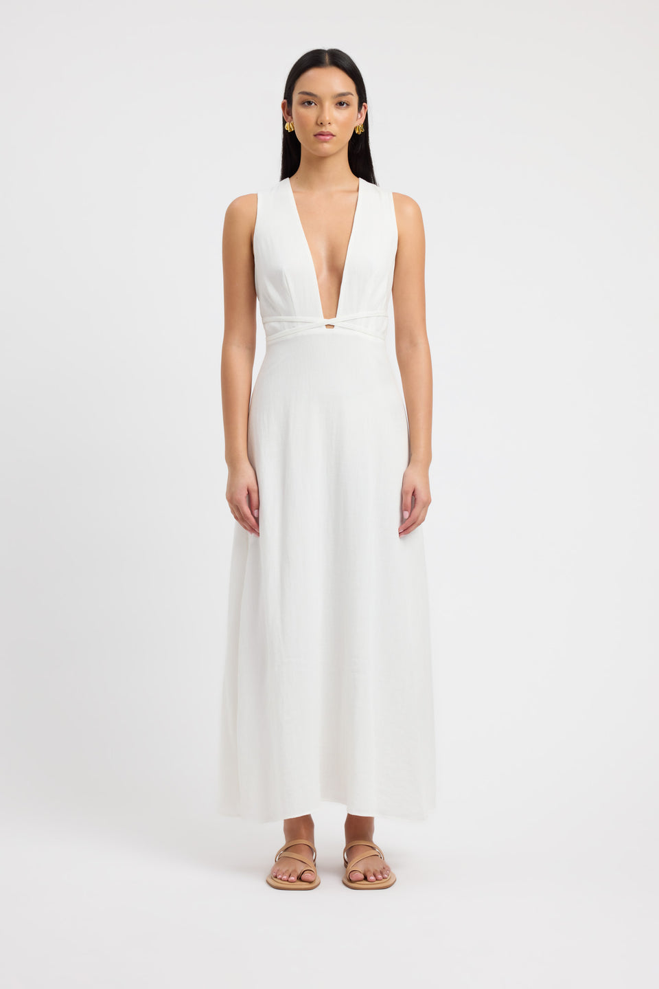 Hayman Deep Vee Dress – KOOKAÏ Australia