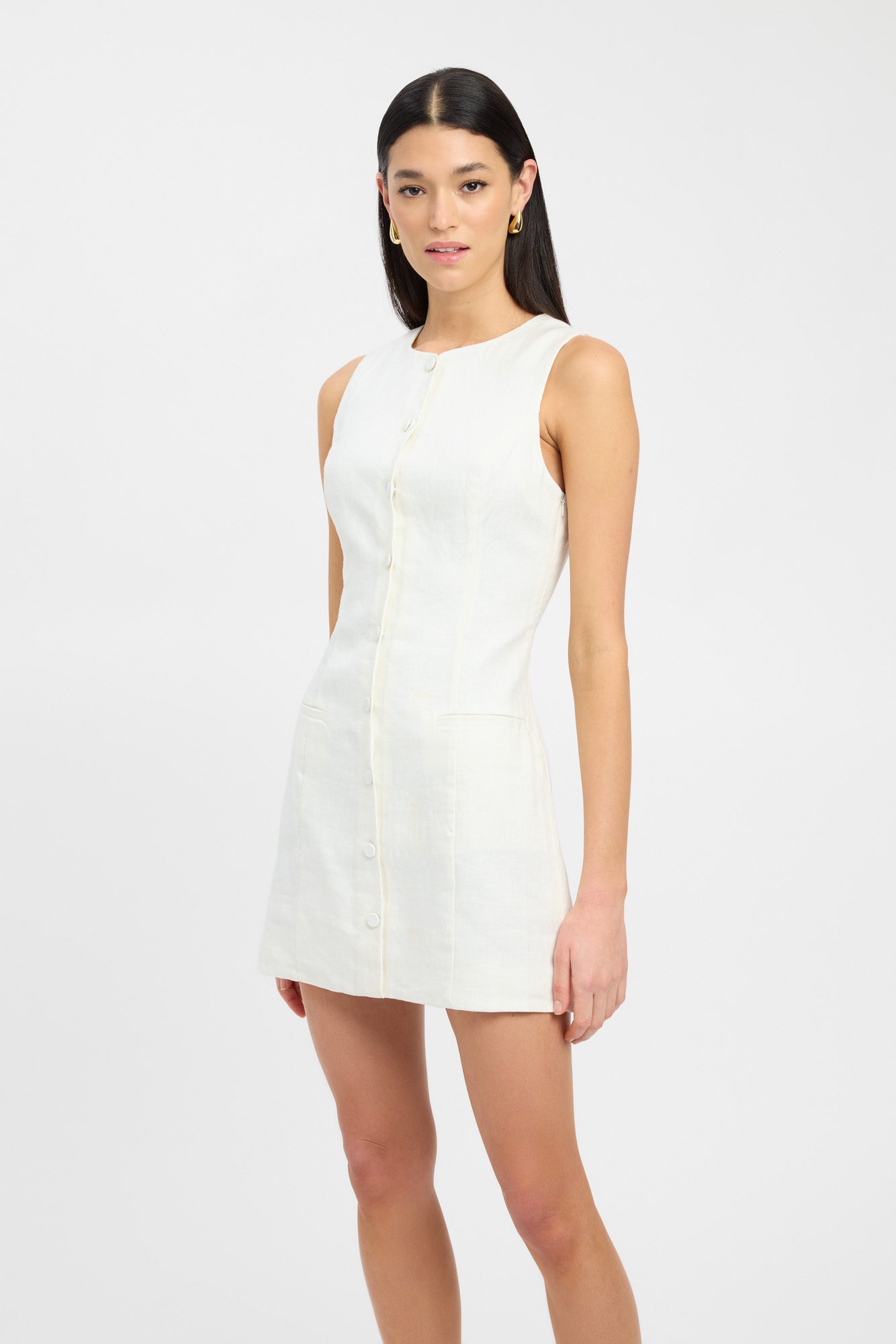 Kookai white hotsell denim dress