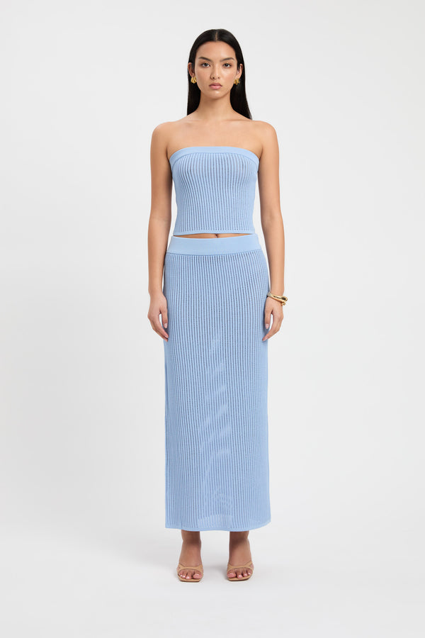 Buy Cairo Maxi Skirt Sky Blue Online | Australia