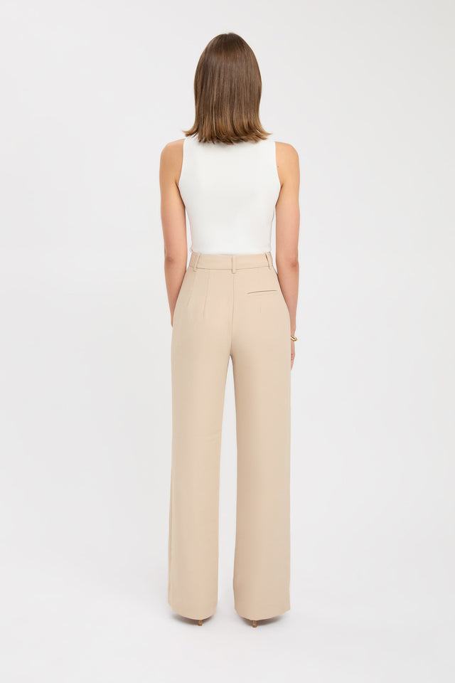 product Ariel Straight Leg Pant Kookai Regular High-rise beige womens-regular-pants 