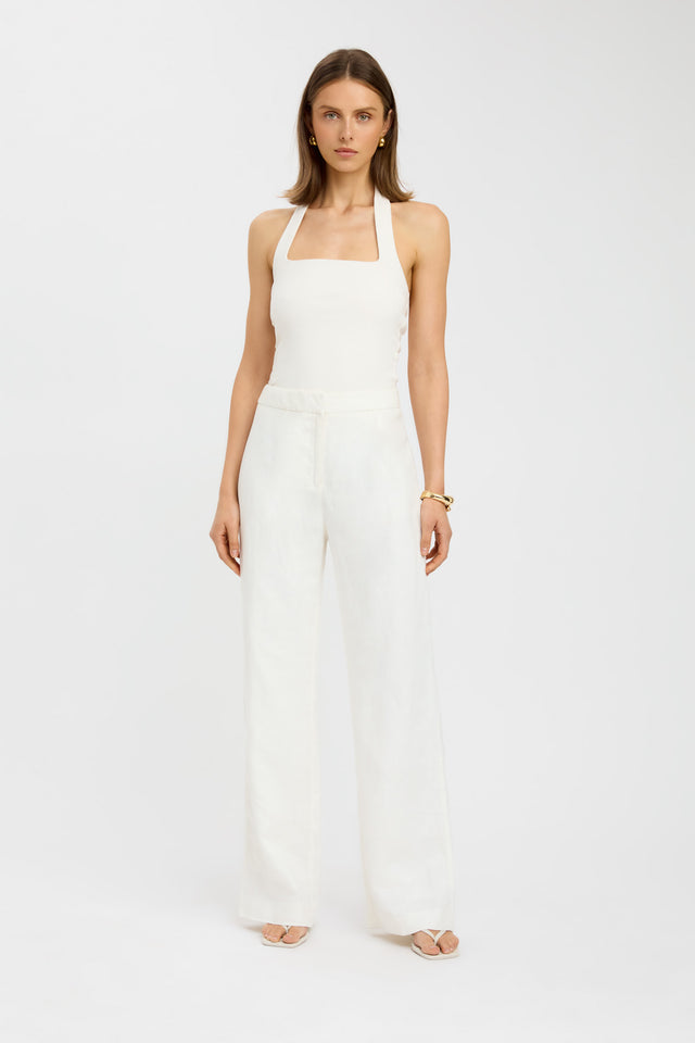 product Palm Staple Pant Kookai Wide-leg High-rise white womens-regular-pants 