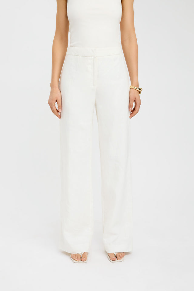 product Palm Staple Pant Kookai Wide-leg High-rise white womens-regular-pants 