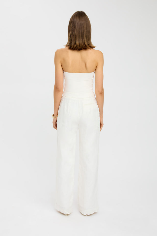 product Palm Staple Pant Kookai Wide-leg High-rise white womens-regular-pants 