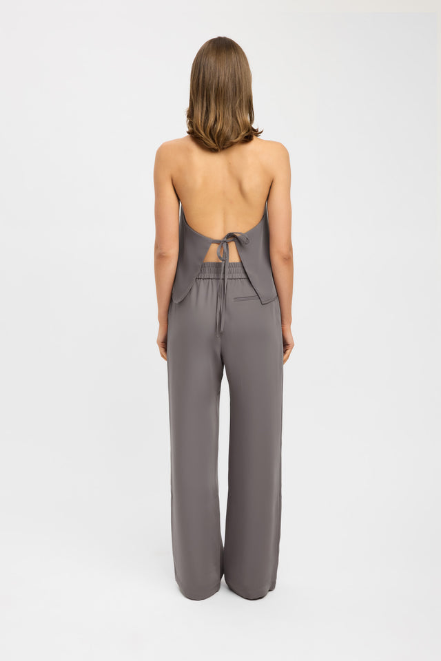 product Maria Wide Leg Pant Kookai Wide-leg High-rise dark grey womens-regular-pants 