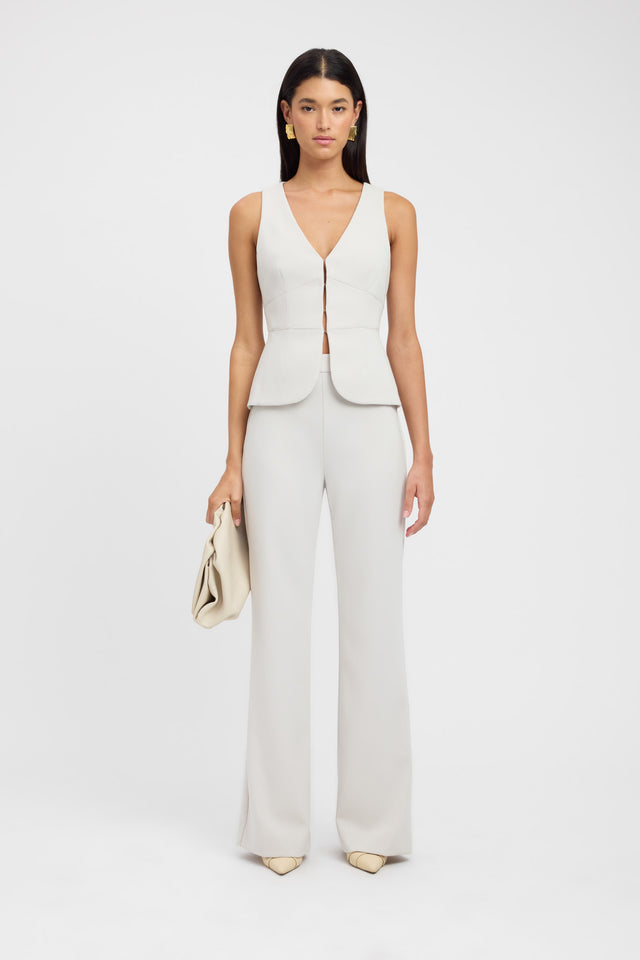 product Erika Long Flare Pants Kookai Wide-leg High-rise white womens-regular-pants 