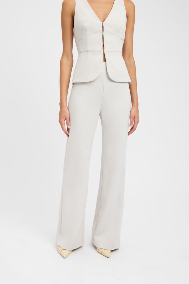 product Erika Long Flare Pants Kookai Wide-leg High-rise white womens-regular-pants 