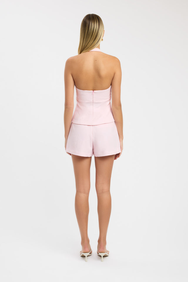 product Ariel Short Kookai High-rise Fitted light pink womens-shorts 