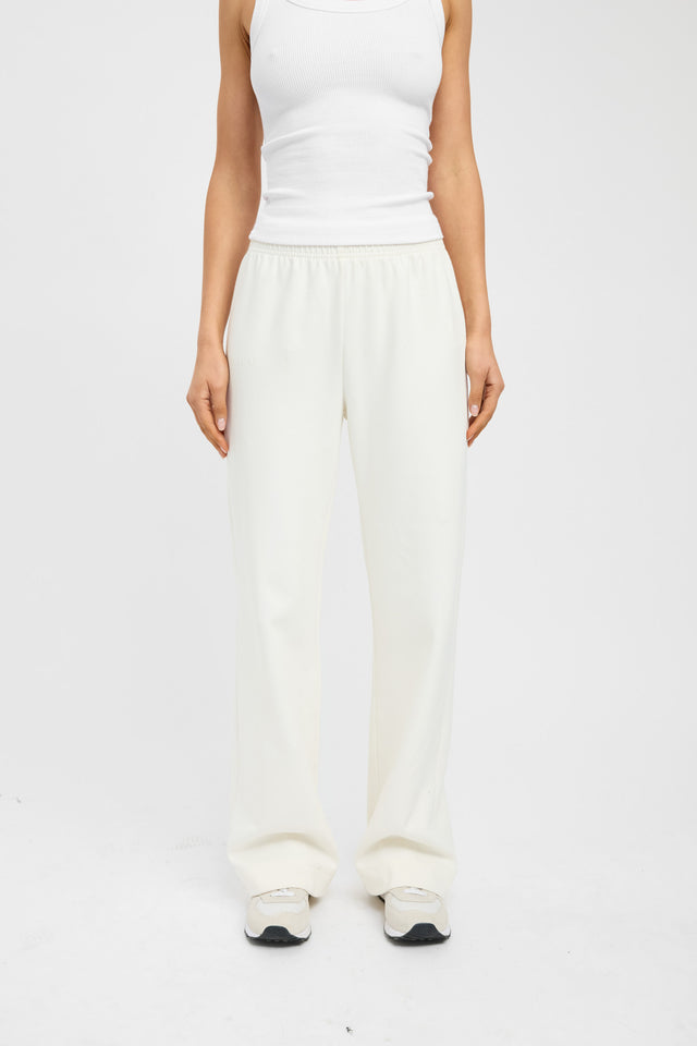 front Otis Wide Leg Trackpant Kookai Wide-leg Mid-rise white womens-regular-pants 