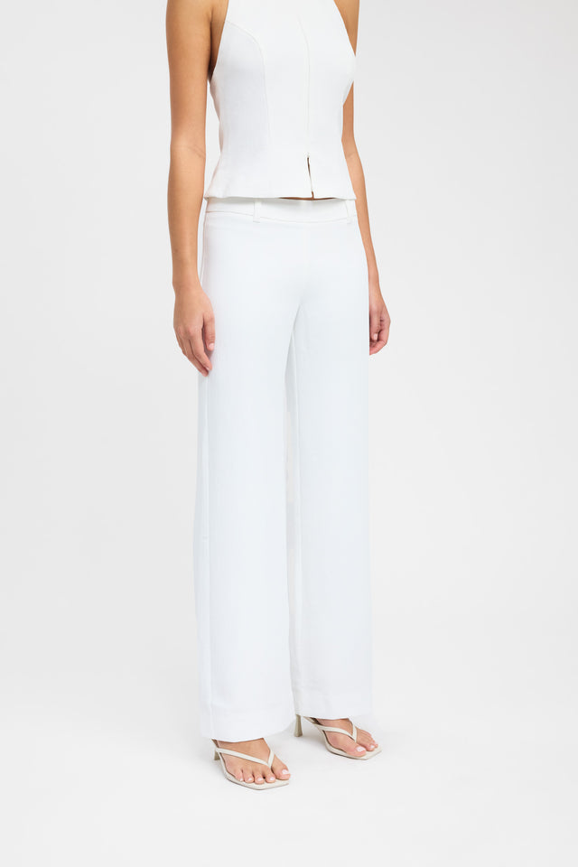 product Oyster Core Low Rise Pant Kookai Regular Mid-rise white womens-regular-pants 