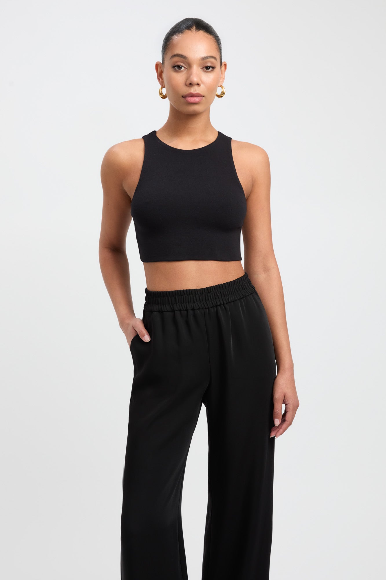 Kookai Green Cropped Top 6 - Reluv Clothing Australia