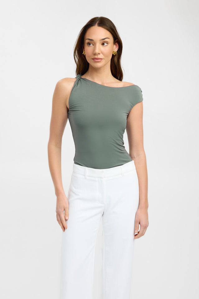 product Milly Top Kookai Fitted Asymmetry Sleeveless Womens-Blouse 