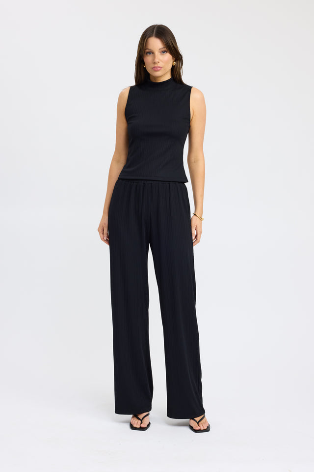 product Valley Pant Kookai Wide-leg High-rise black womens-regular-pants 