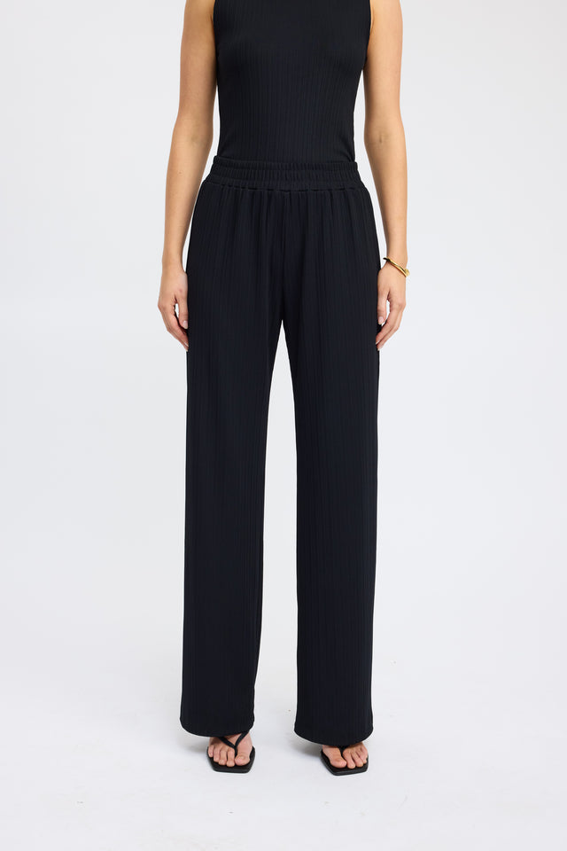 product Valley Pant Kookai Wide-leg High-rise black womens-regular-pants 