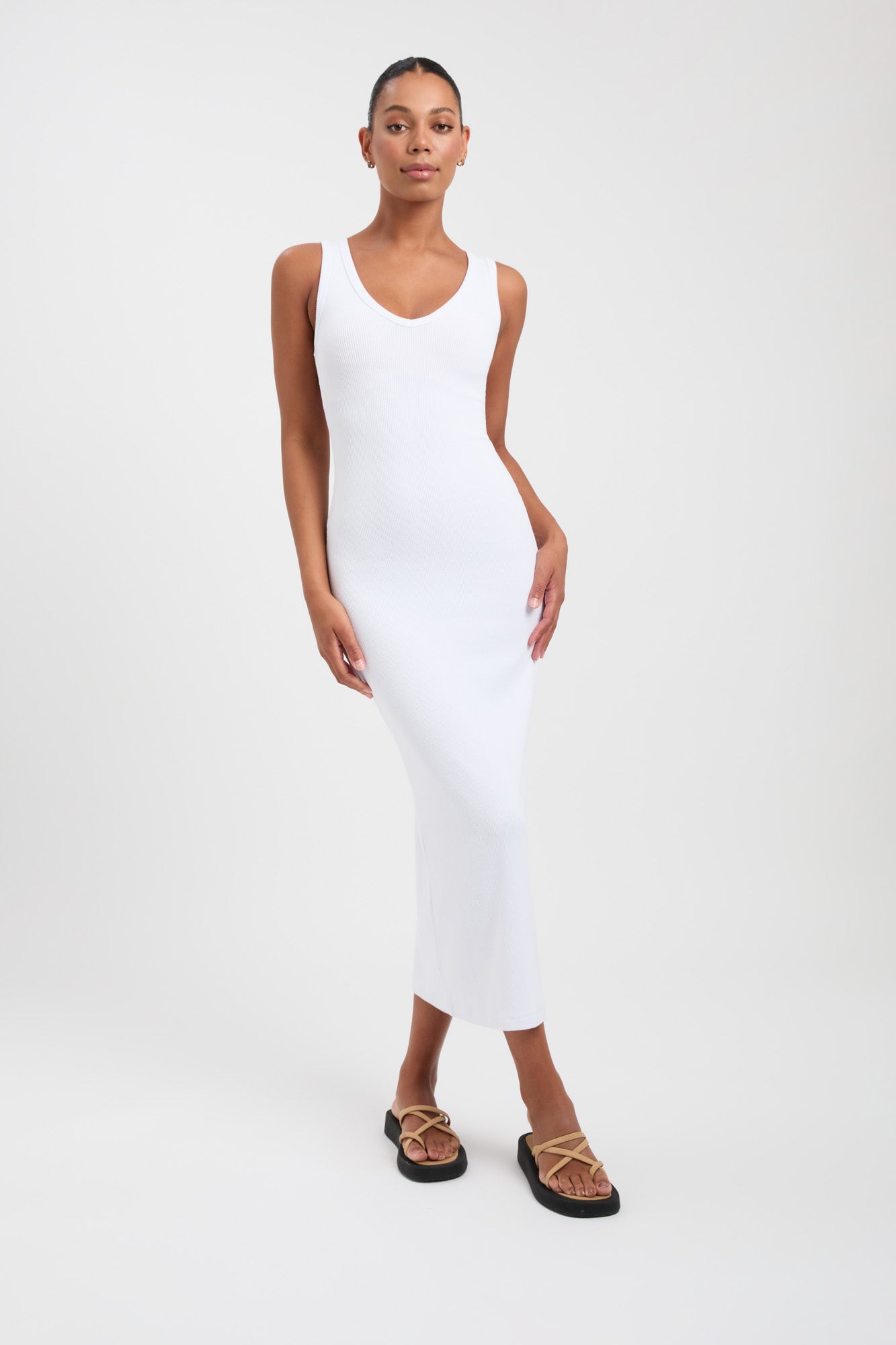 Kookai ribbed outlet dress