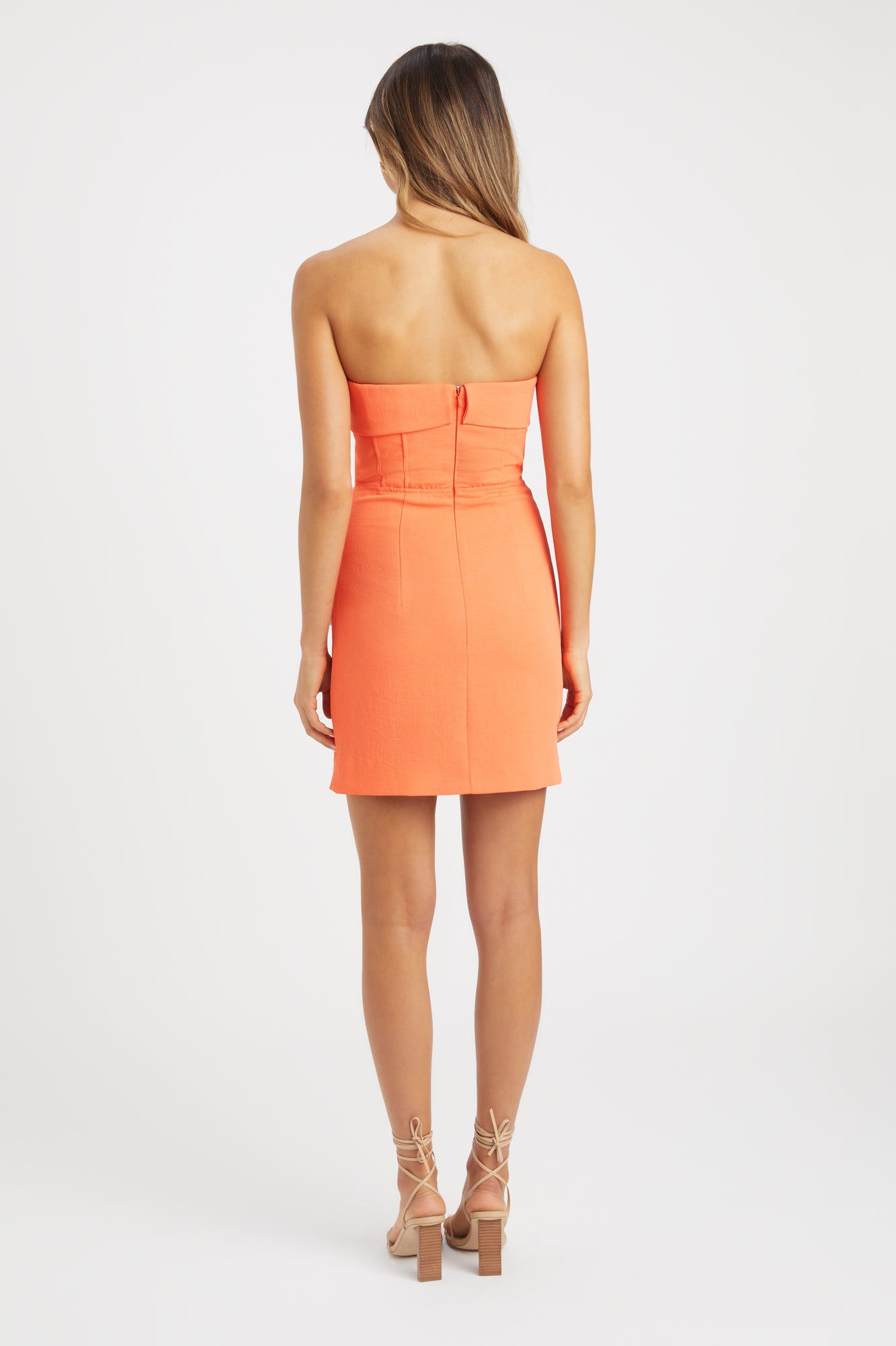 Oyster Strapless Mini Dress – KOOKAÏ Australia