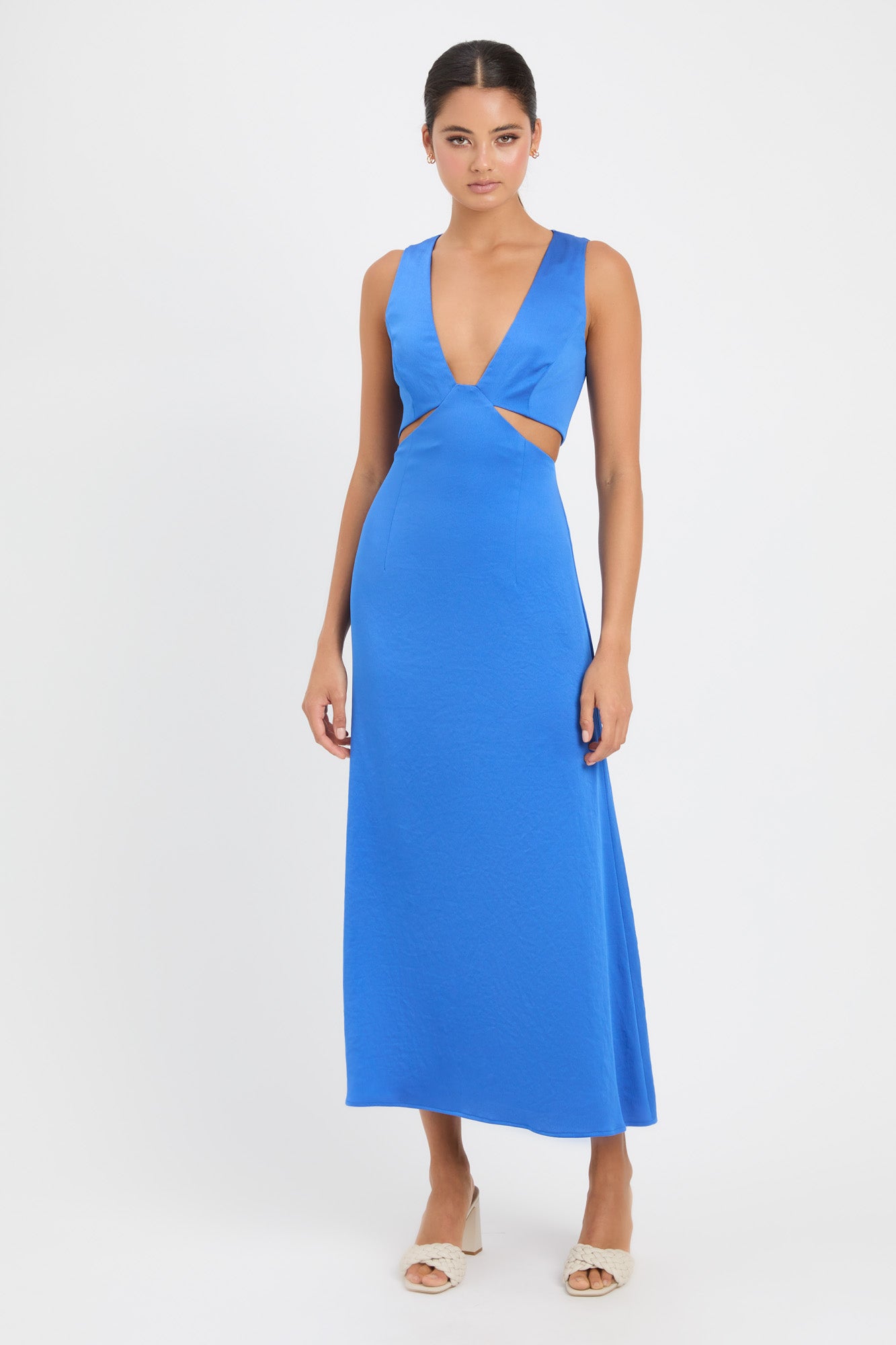 Buy Milan Cut Out Dress Sapphire Online