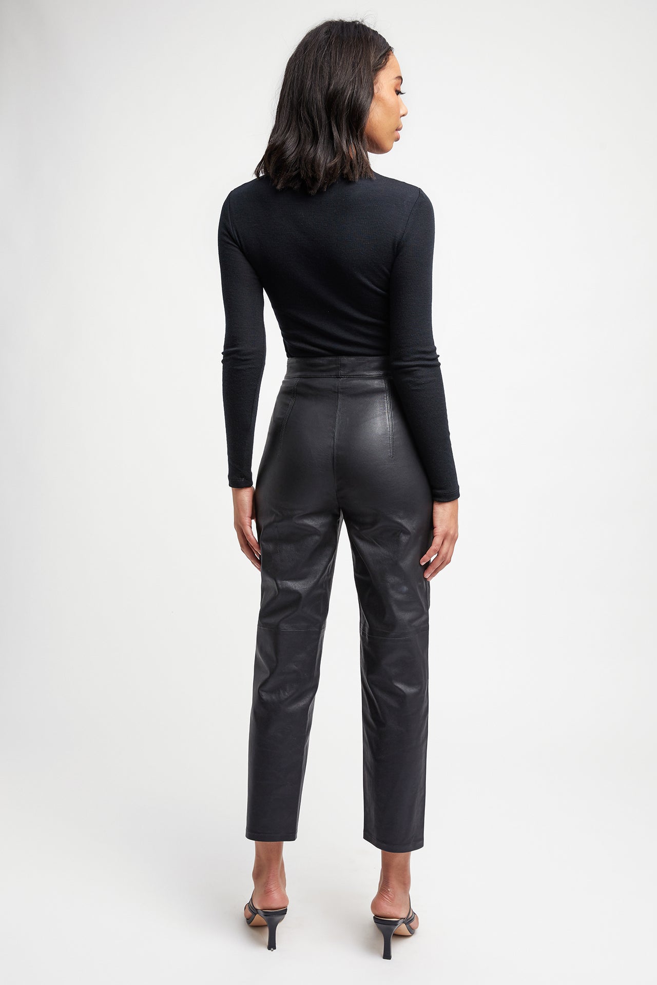 Clemence Leather Trouser – KOOKAÏ Australia