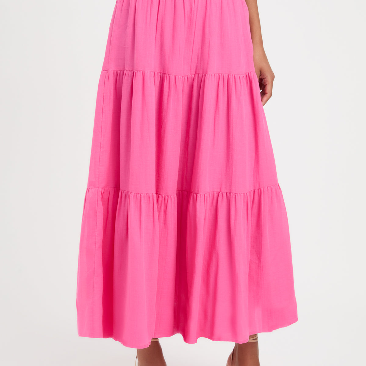 Buy Georgette Midi Skirt Hot Pink Online | KOOKAÏ Australia